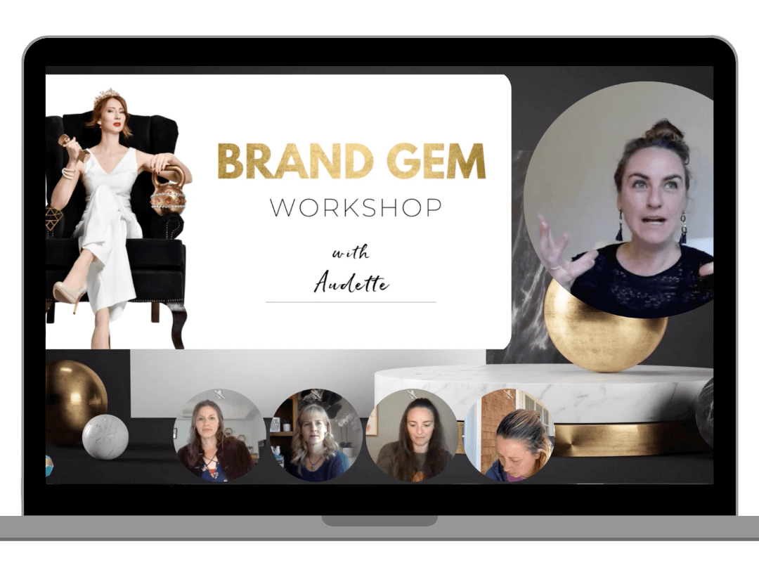 Brand Gem Workshop with Creative Experiential Business Mentor Audette Sophia 